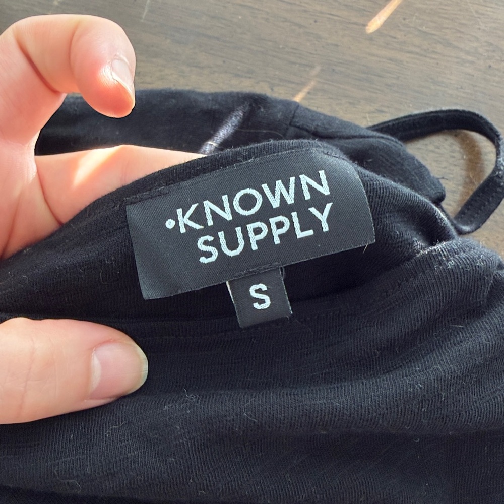 Known Supply Black Babydoll Square-Neck Dress - Picture 4 of 4